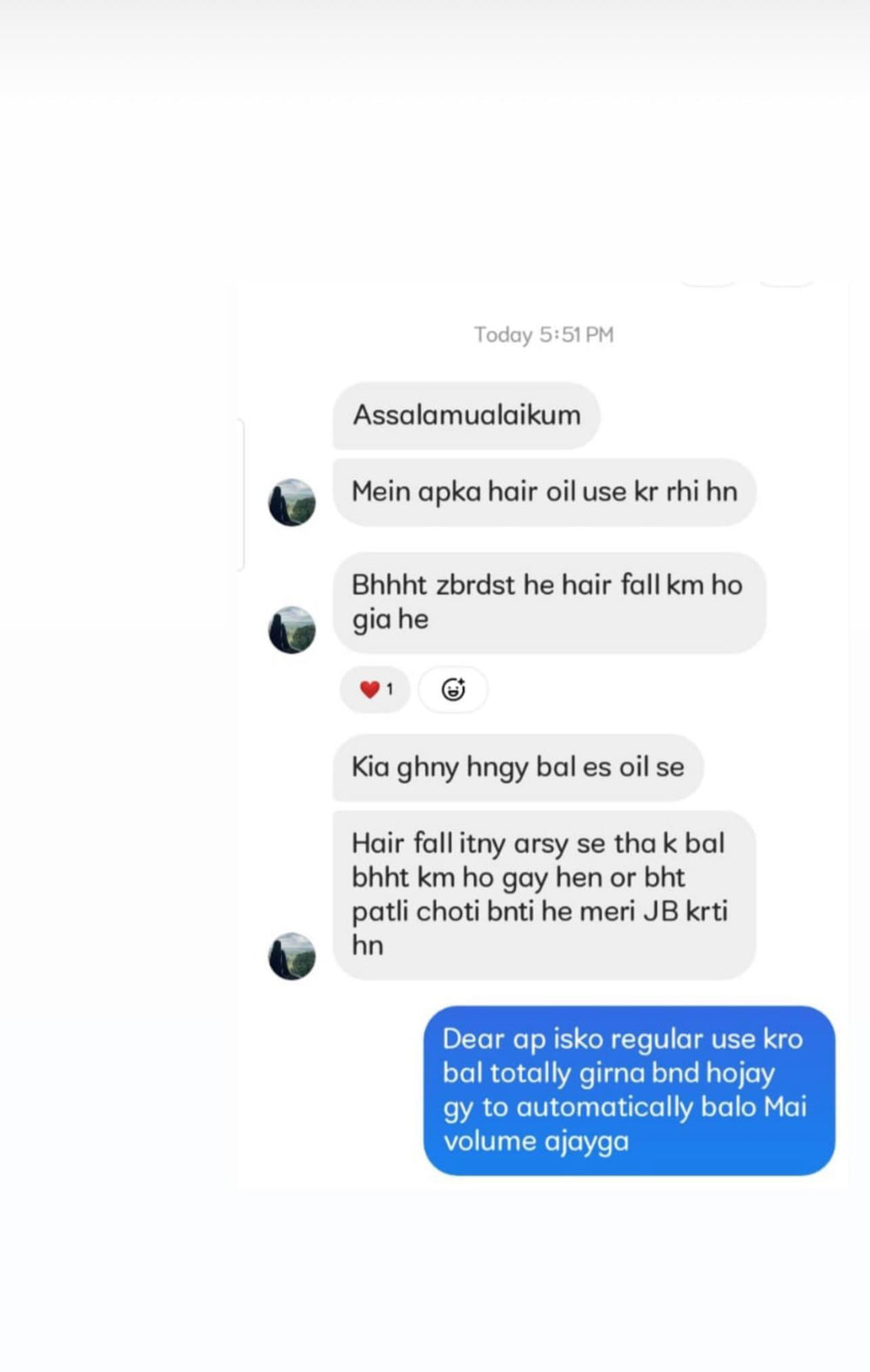 Customer review